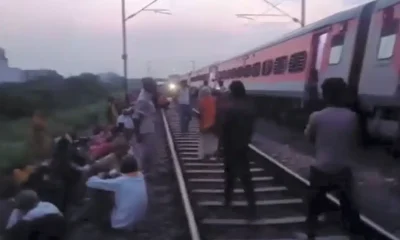 Sabarmati Express Kanpur ke paas derail hui, no casualties reported