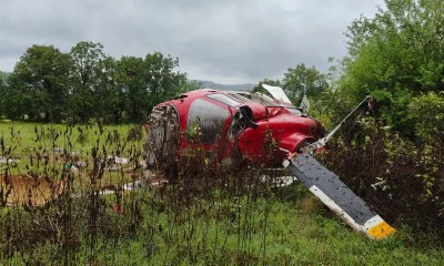 Mumbai Se Hyderabad Ja Raha Helicopter Pune Mein Crash