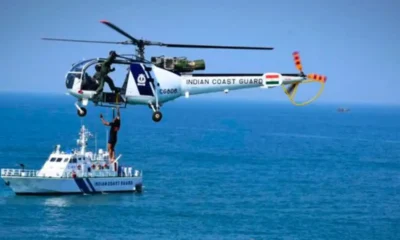 Indian Coast Guard Helicopter Crash, 3 Crew Missing