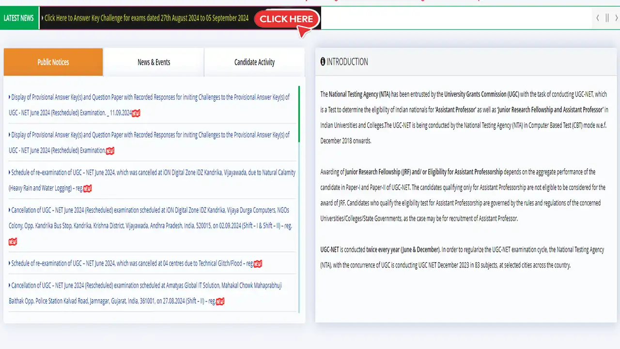 UGC NET June 2024 Answer Key huvi Released Check karein