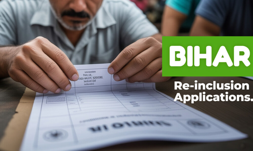 Over 33,000 apply for re-inclusion in Bihar electoral rolls