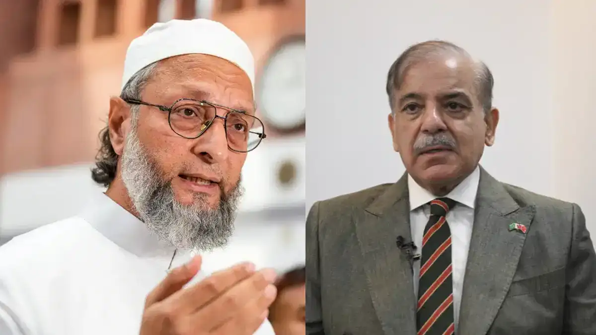 Asaduddin Owaisi addressing media on Indus Water Treaty issue