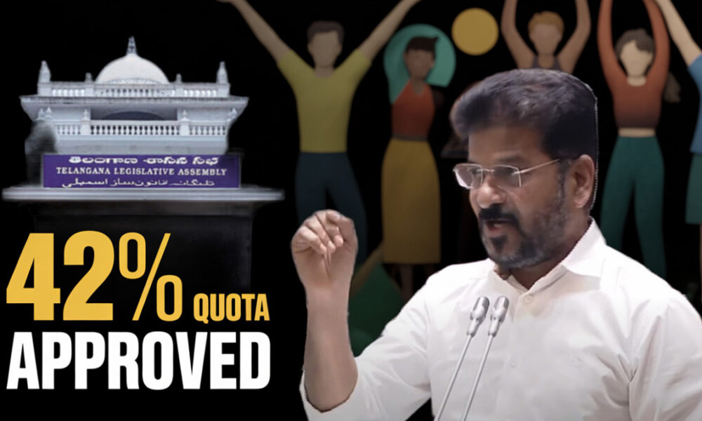 Telangana Assembly passes Bill for 42% BC reservation