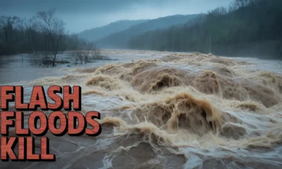 Jammu flood water submerging houses and roads