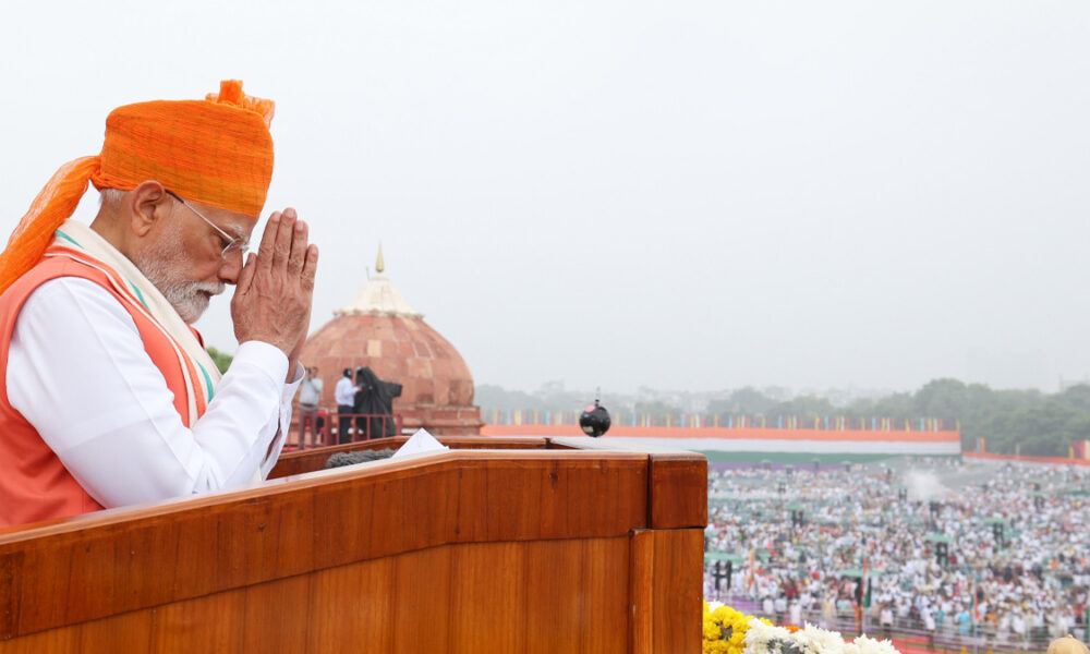 PM Modi Independence Day speech Lal Qila 2025 highlights