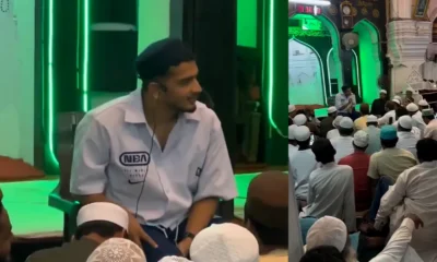 munawar Faruqui hyderabad Masjid surprise visit