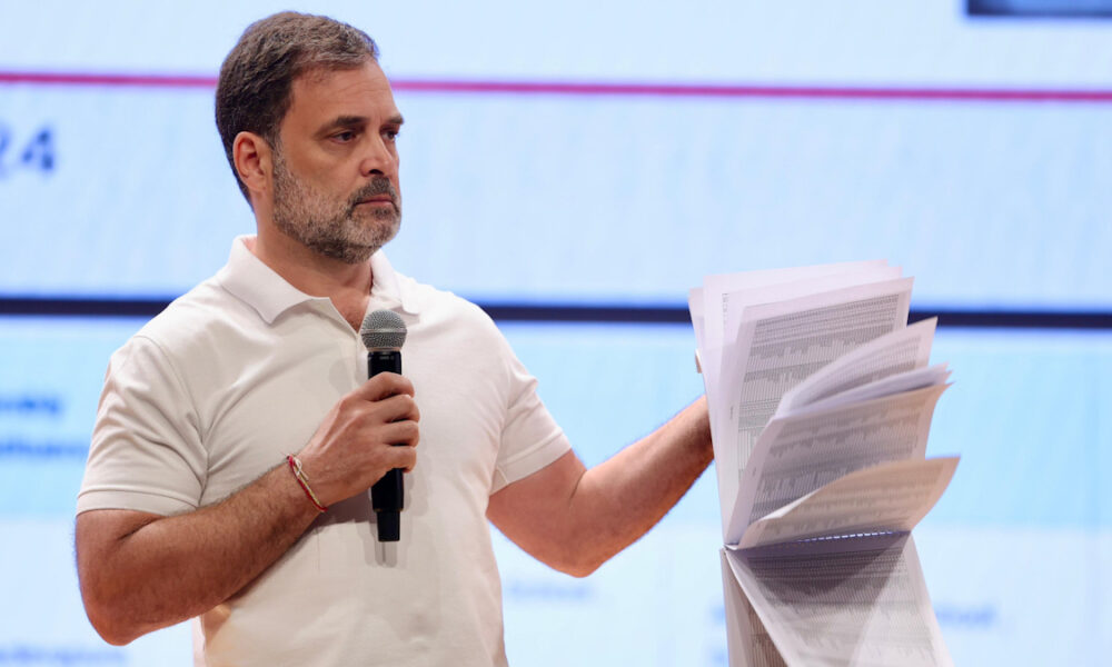 Rahul Gandhi alleges electoral manipulation in Maharashtra & Karnataka