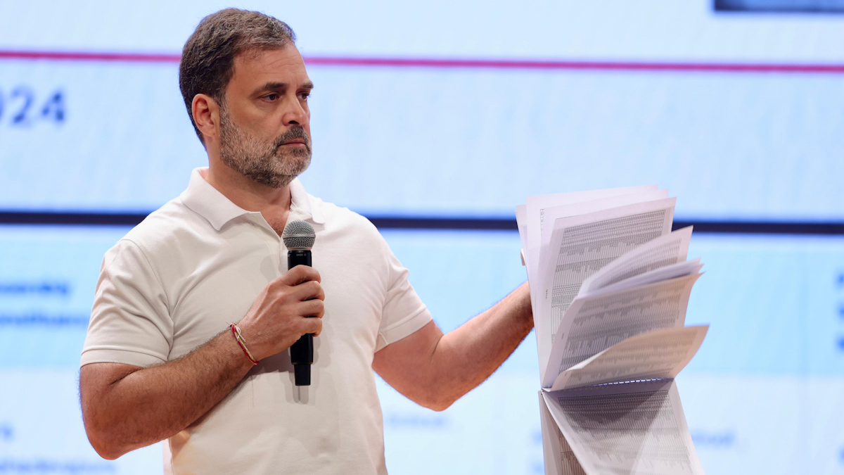 Rahul Gandhi alleges electoral manipulation in Maharashtra & Karnataka