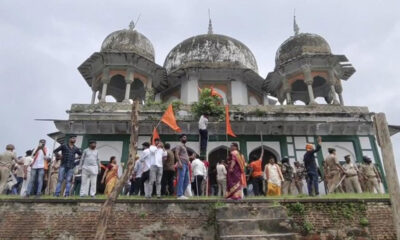 Fatehpur tomb dispute Hindutva group vandalism