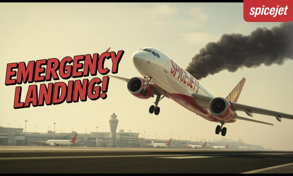 SpiceJet flight makes emergency landing at Mumbai airport