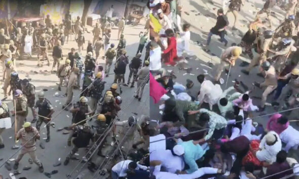 Bareilly Protest me clash, namaz ke baad police se takraav