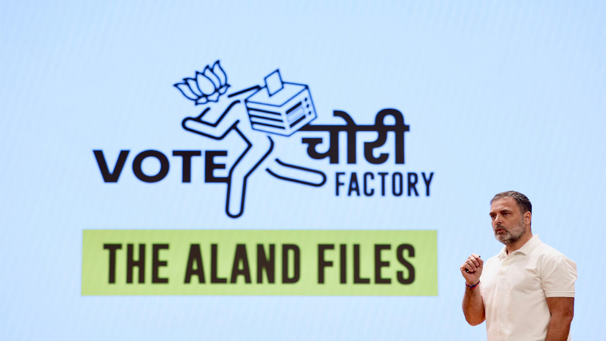 Rahul Gandhi press conference on voter deletions